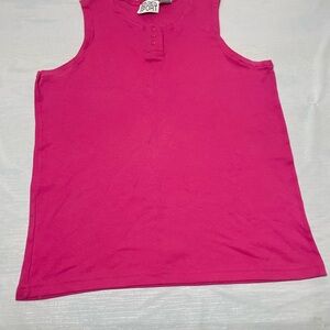 Vintage Pink Sleeveless Top